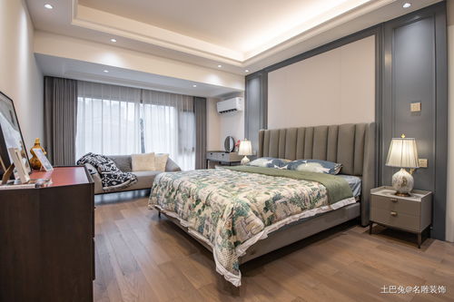 380平美式田园别墅豪宅装修效果案例 优雅实用，温柔轻奢